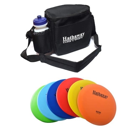 Blue Wave Blue Wave BG5038 8.25 in. Disc Golf Starter Set with 6 Discs & Case; 165 - 172 g BG5038